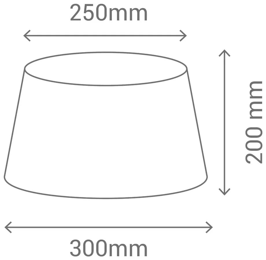 Biały abażur ø 30 cm – SULION