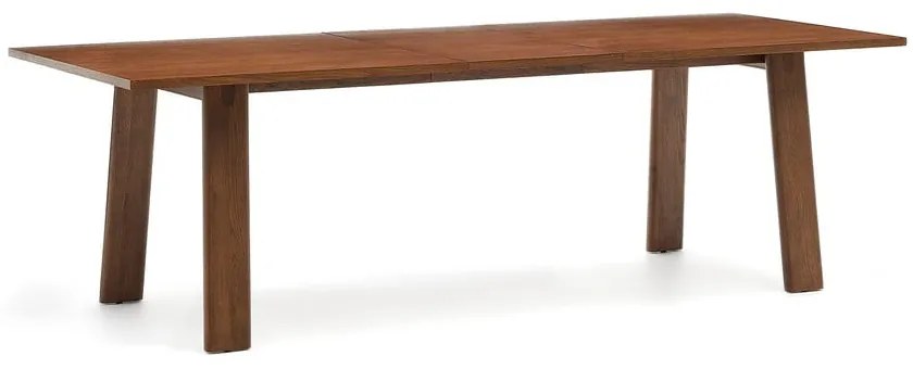 Rozkładany stół z dodatkowym blatem z blatem w dekorze orzecha 95x200 cm Arlen – Kave Home