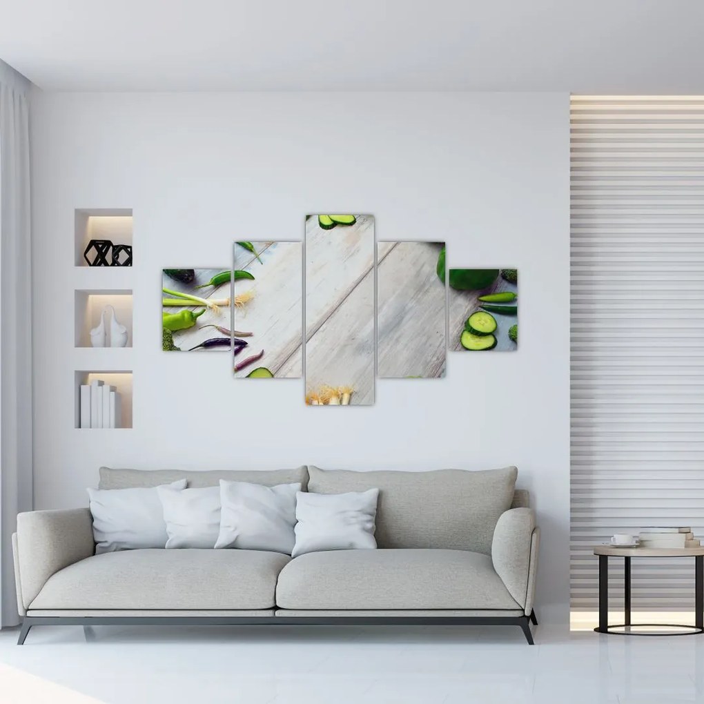Obraz warzyw (125x70 cm)