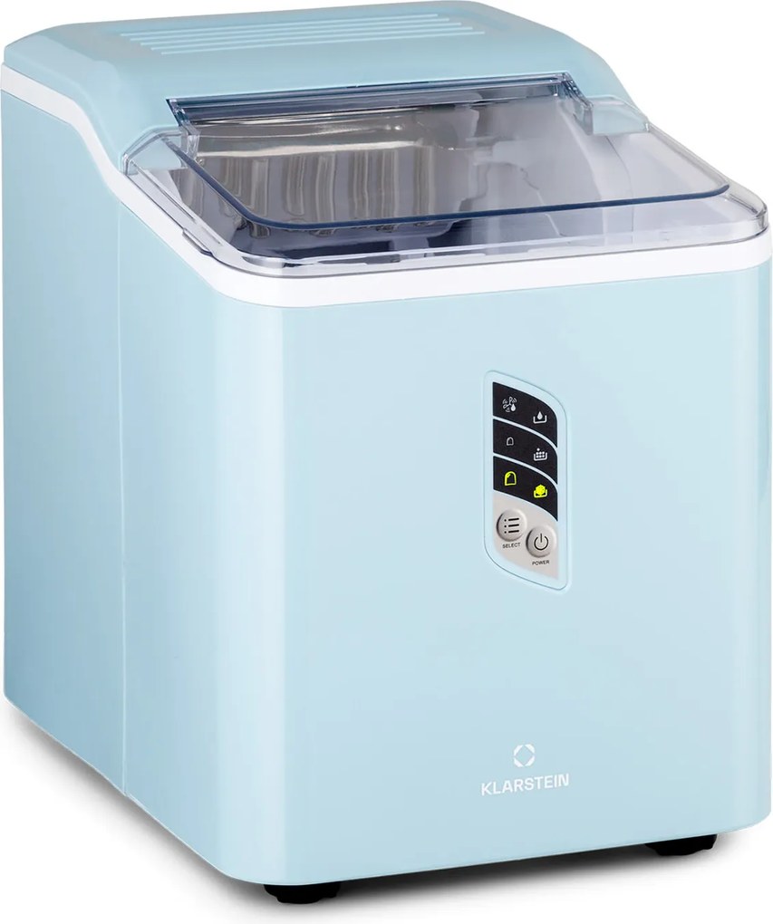 Klarstein Albaron 12kg/24h 1,5L Kostkarka do Lodu Niebieski Pastelowy