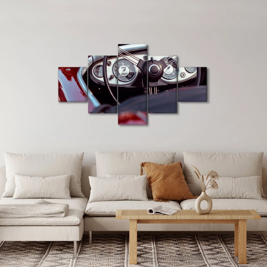 Obraz - Szczegół samochodu (125x70 cm)