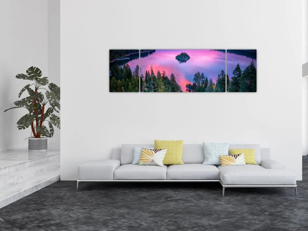 Obraz - Jezioro Tahoe, Sierra Nevada, Kalifornia, USA (170x50 cm)