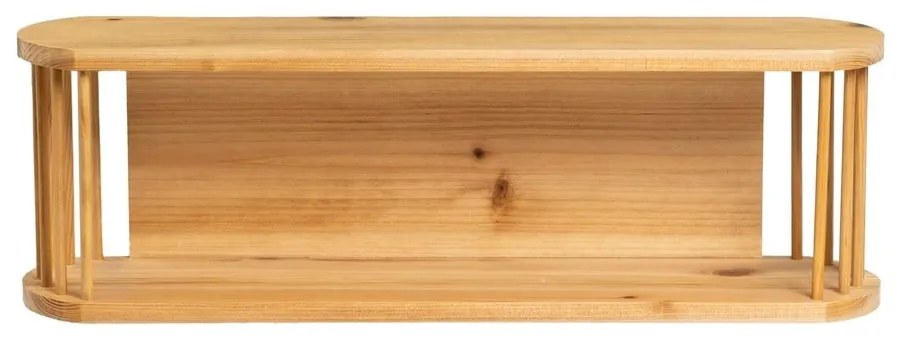 Półka na zdjęcia z litego drewna topolowego 60 cm Aspen – Casa Selección