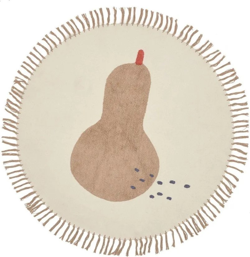 Bawełniany dywan dziecięcy w kolorze kości słoniowej ø120 cm Tamya – Kave Home