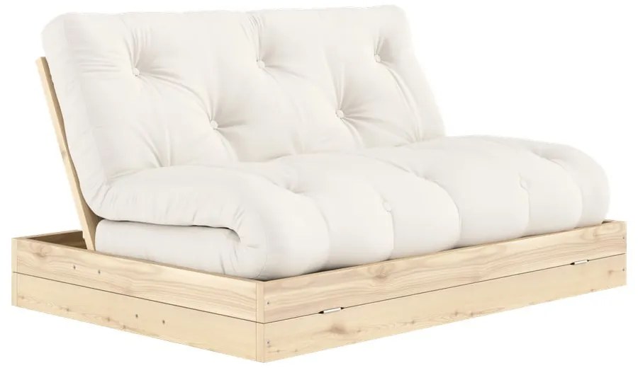 Kremowa rozkładana sofa 145 cm Flip – Karup Design