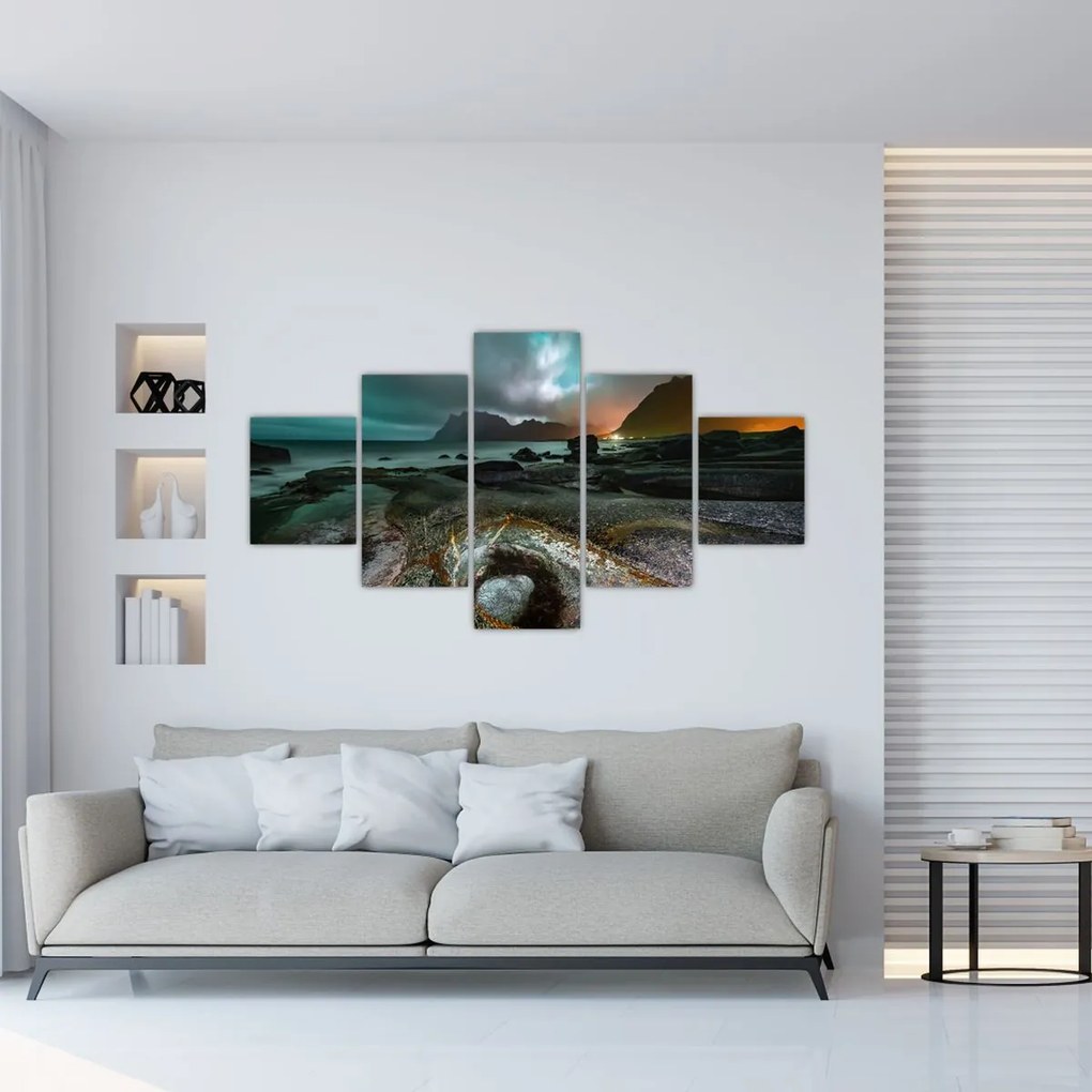 Obraz - Scena nocna (125x70 cm)