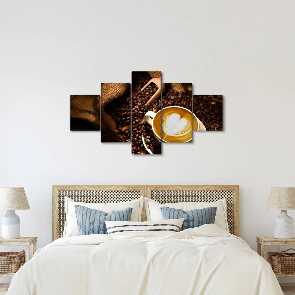 Obraz - Filiżanka kawy (125x70 cm)