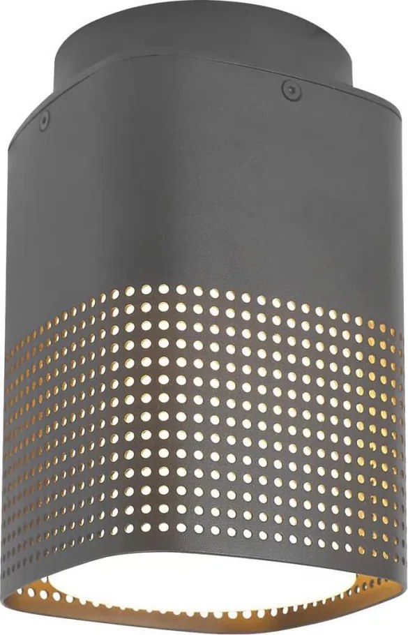 Nordlux - Zewnętrzna oprawa sufitowa SIDARA 1xE27/15W/230V IP54 antracyt