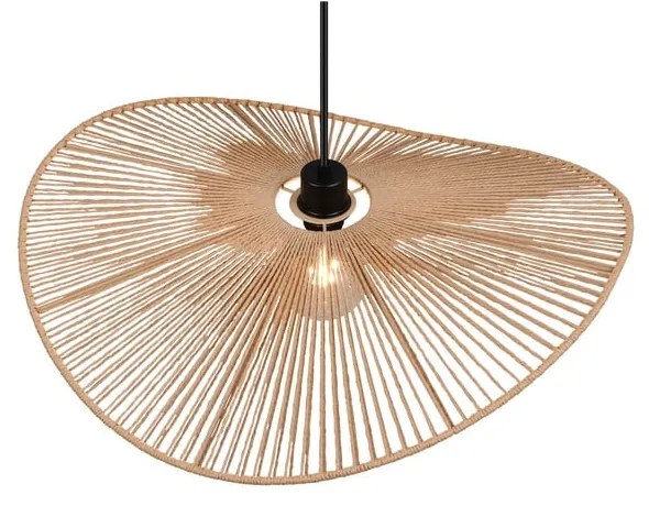 Lampa wisząca w kolorze matowej czerni ø 58 cm Laurine – Trio