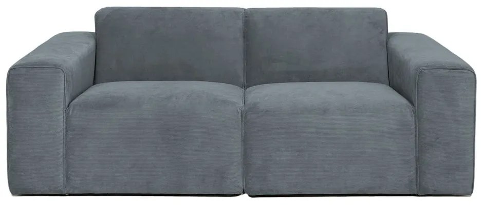 Szara sztruksowa sofa 202 cm Sting – Scandic