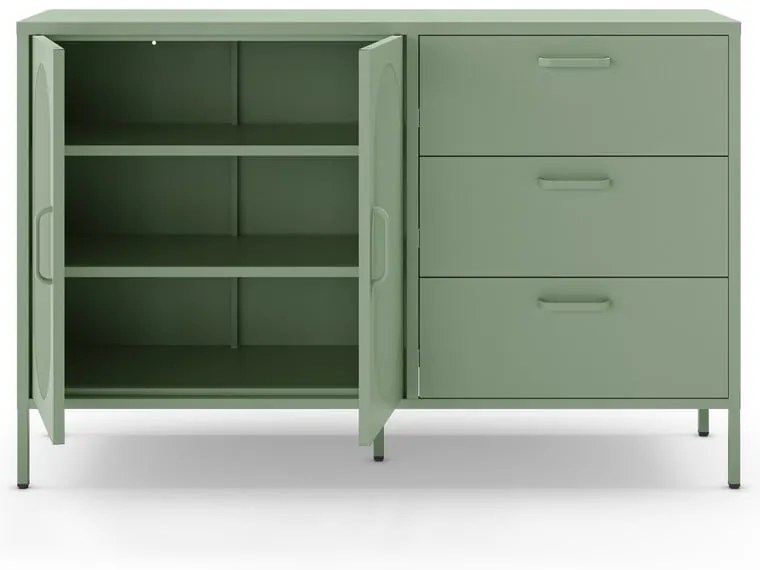 Miętowa komoda 140x90 cm Diora – Marckeric
