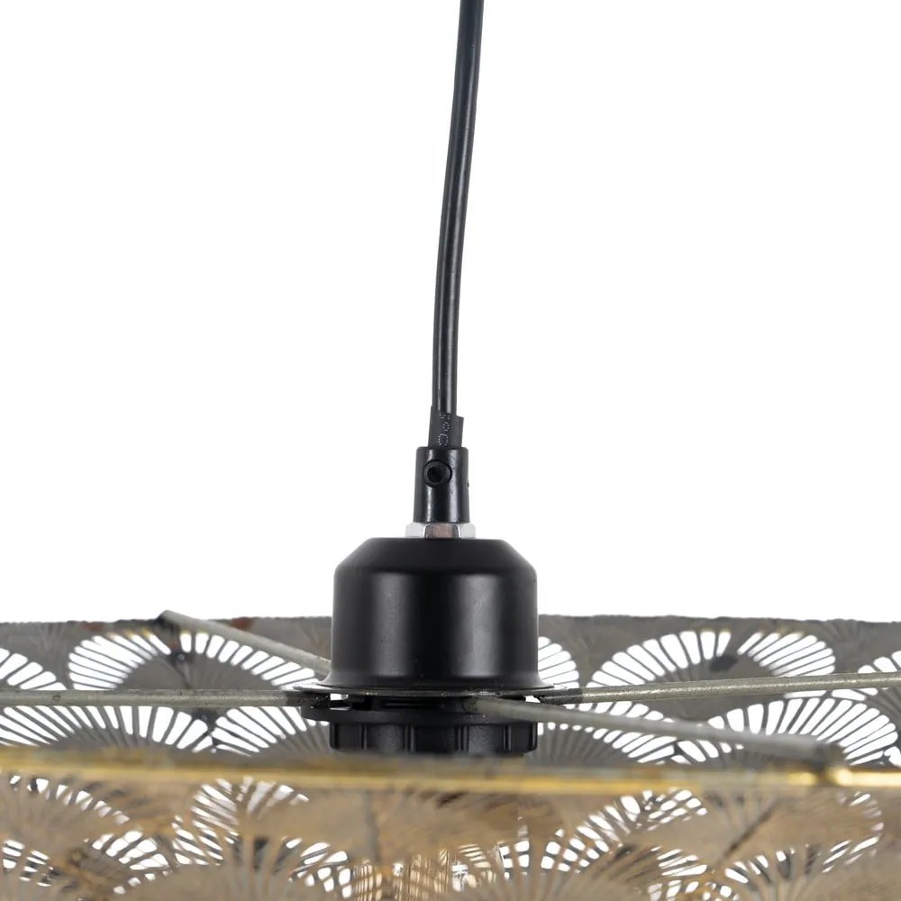 Lampa wisząca w kolorze złota z metalowym kloszem ø 47,5 cm – Ixia