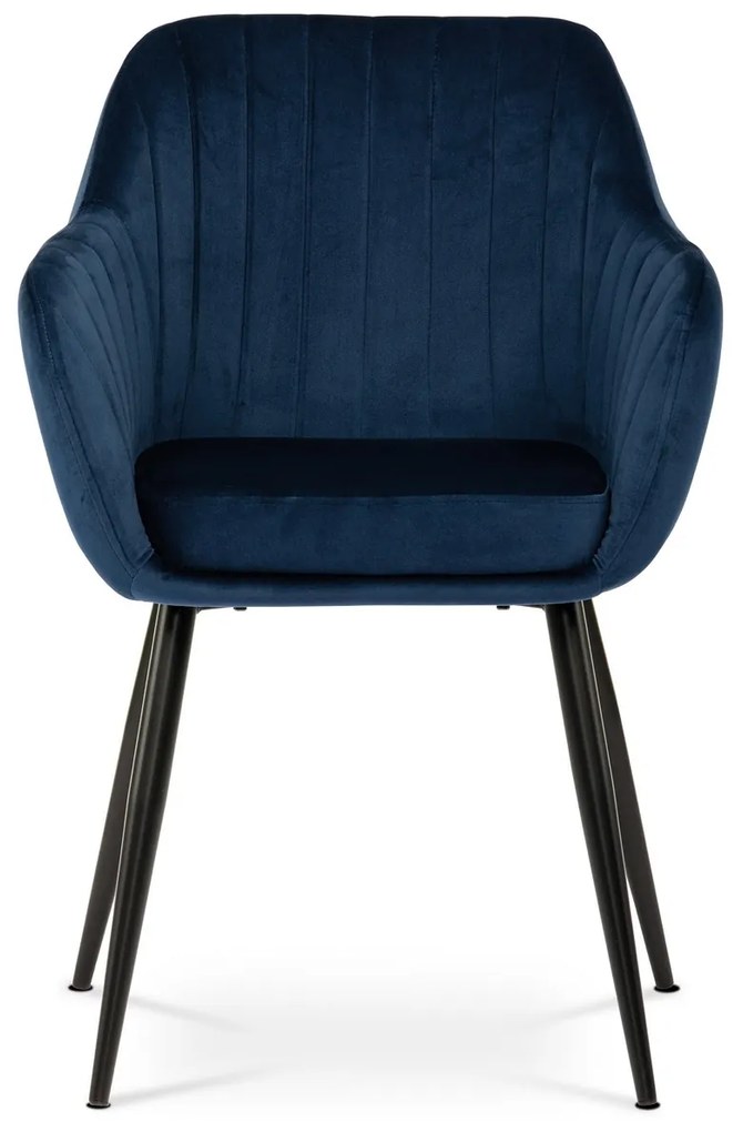 Zestaw krzeseł do jadalni PIKA BLUE4, 2 szt.