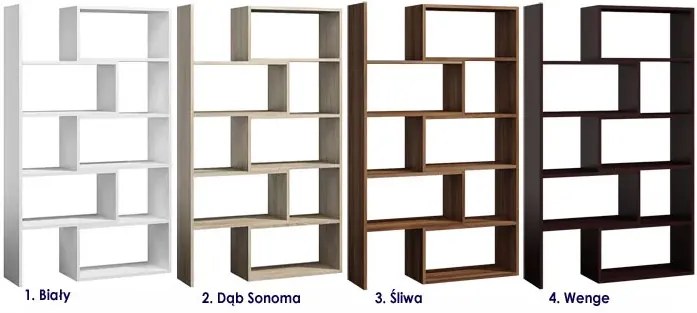 Komorowy regał na zabawki dąb sonoma N8-K27