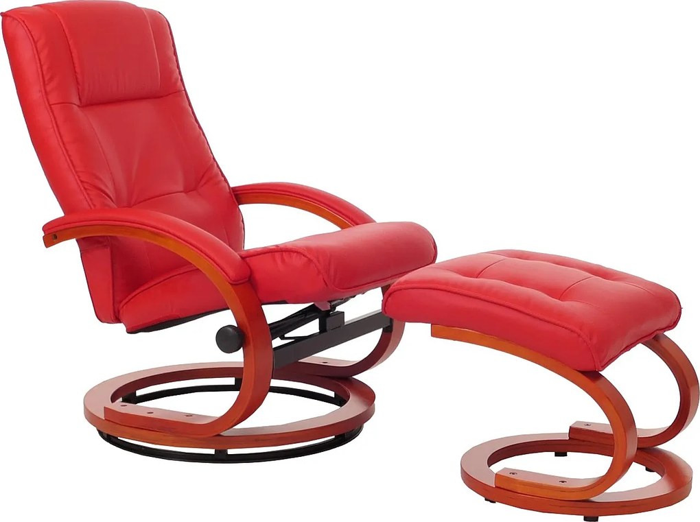 Leżanka Aprilia z taboretem,  Red