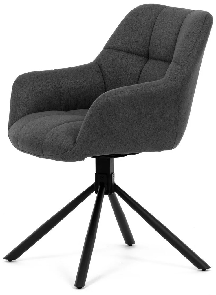 Zestaw krzeseł obiadowych z mechanizmem powrotnymHC-532 GREY2, 2 szt.