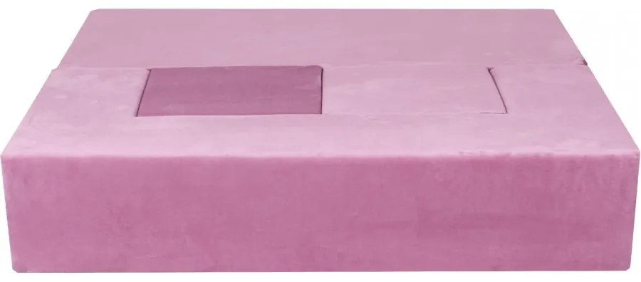 Cube sofa dziecięca, różowa - meowbaby®