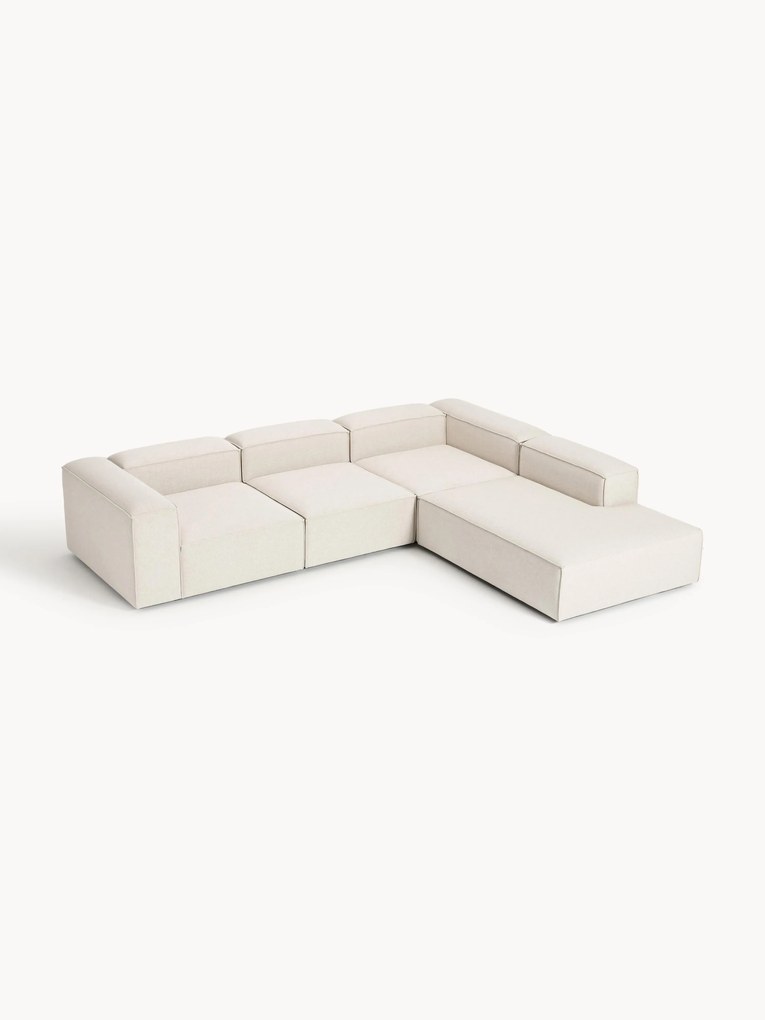 Sofa modułowa XL z mieszanki lnu Lennon