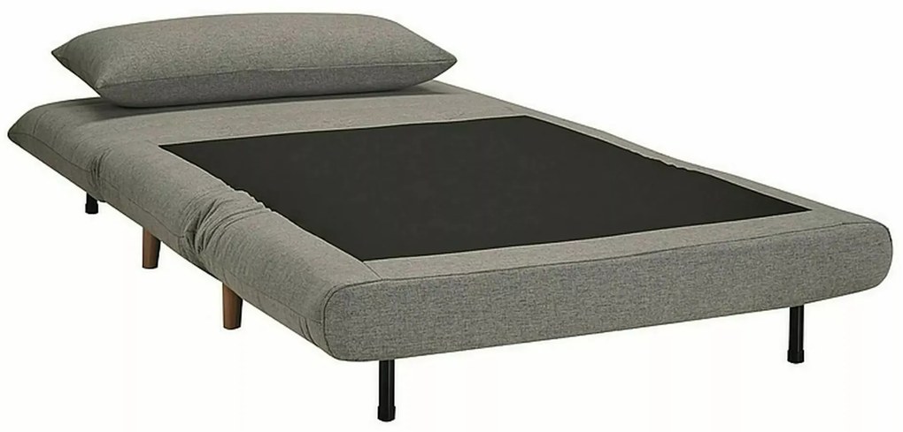 Szary rozkładany fotel SPIKE