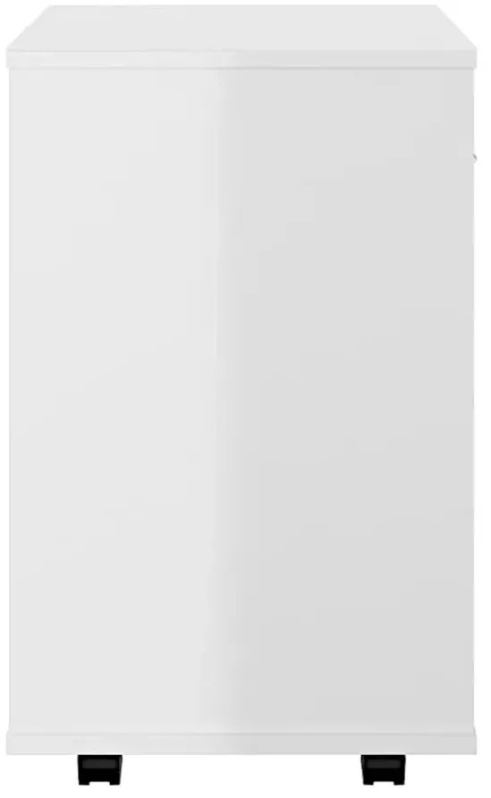 Biały kontenerek pod biurko połysk W1-R87