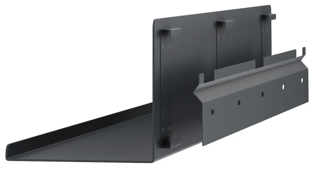 Półka wisząca metalowa antracytowa, 700 mm: JOANNE