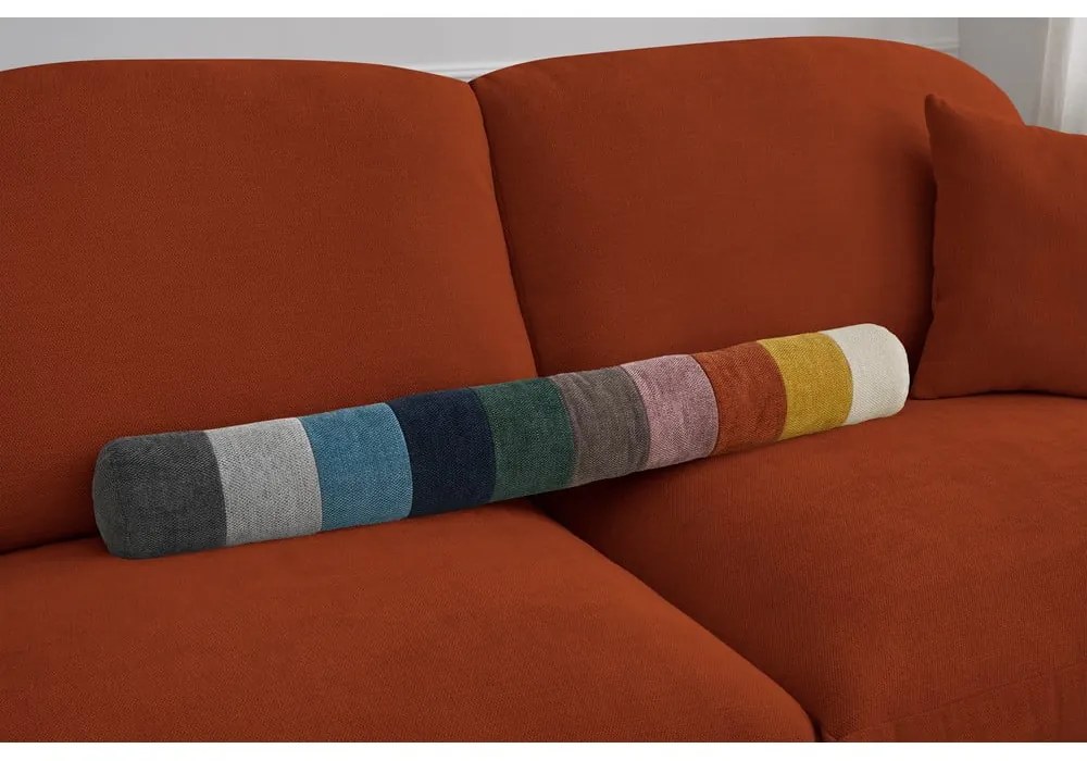 Pomarańczowa rozkładana sofa 235 cm Cezanne – Bobochic Paris