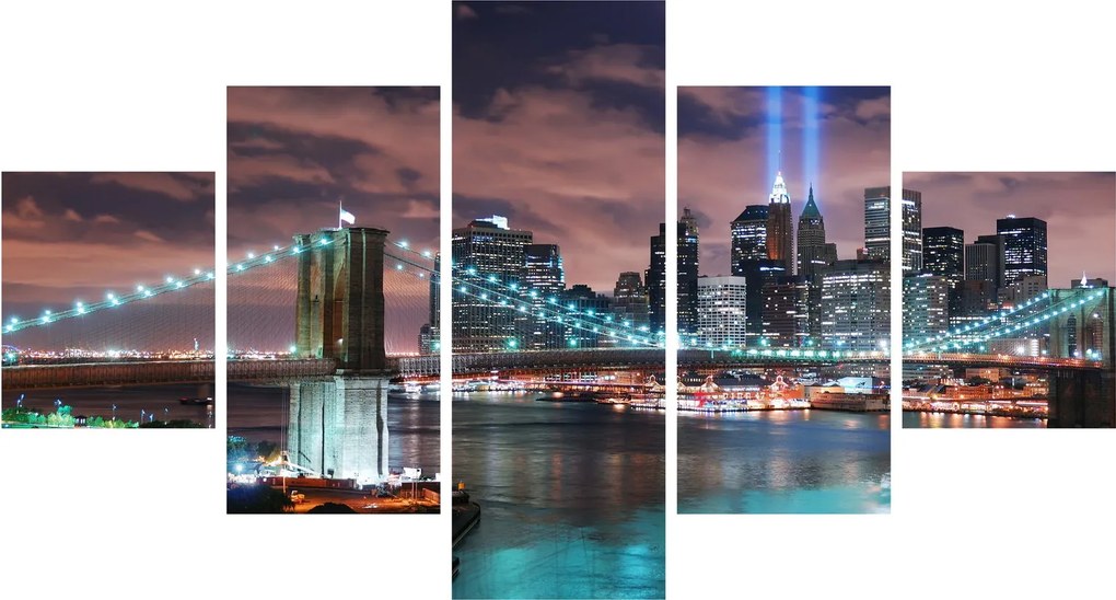 Obraz - Nowy Jork, Manhattan (125x70 cm)