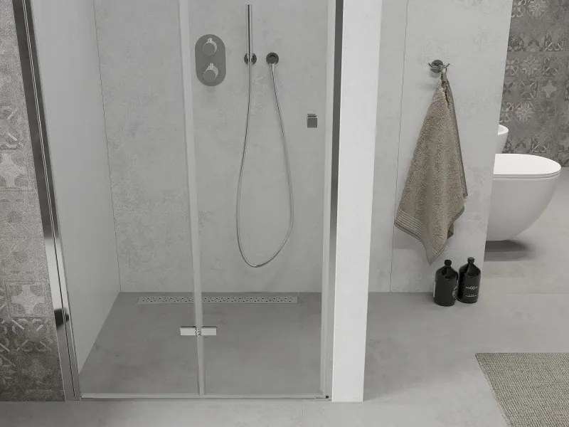 Mexen Lima drzwi prysznicowe składane 95 cm, transparent, chrom - 856-095-000-01-00
