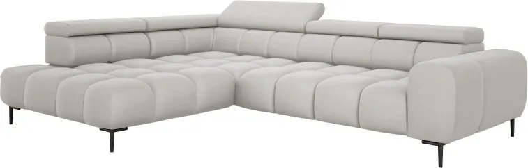 Narożnik PLAZA L Lewostronny w tkaninie Solar 03 WERSAL