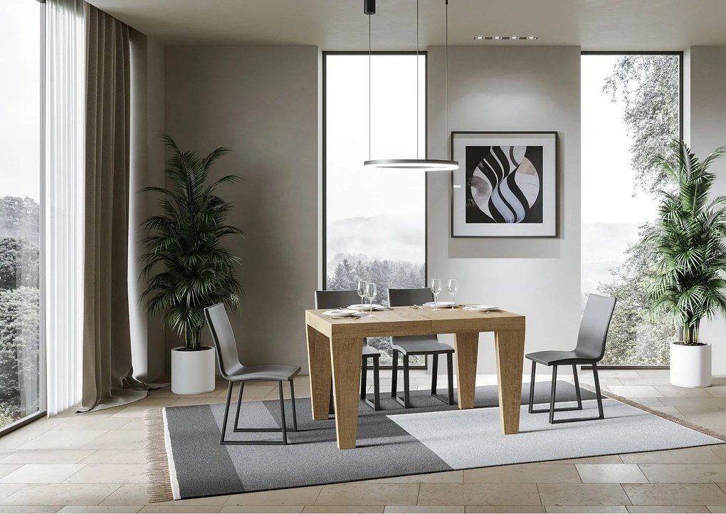 Stół rozkładany 140/244x90 cm Spimbo dąb naturalny