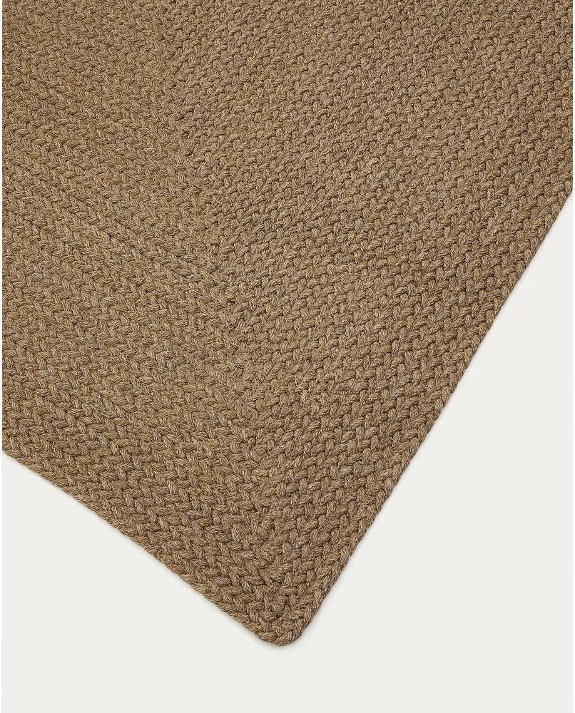 Beżowy dywan odpowiedni na zewnątrz z włókien z recyklingu 160x230 cm Despas – Kave Home