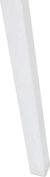 Nowoczesna lampa podłogowa trójnóg biała z abażurem lnianym białym 45 cm - Tripod Classic