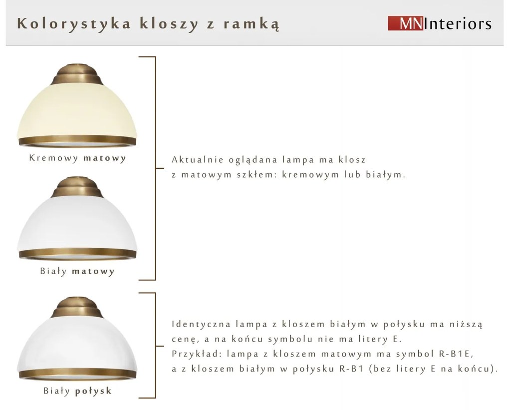 Klasyczny żyrandol mosiężny R-S6AE