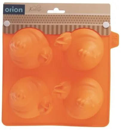 Orion Foremka silikonowa kury 4,  pomarańczowy