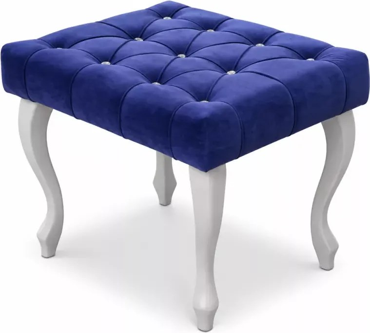 Tapicerowana ławka Chesterfield z pikowanym siedziskiem