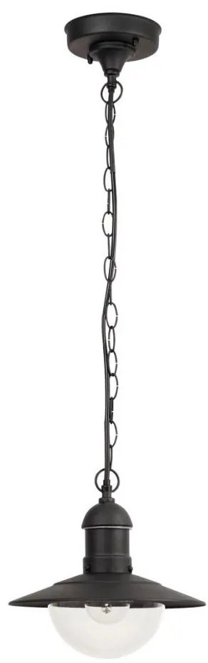 Brilagi - Zewnętrzna lampa wisząca MOLDE 1xE27/60W IP44 czarna