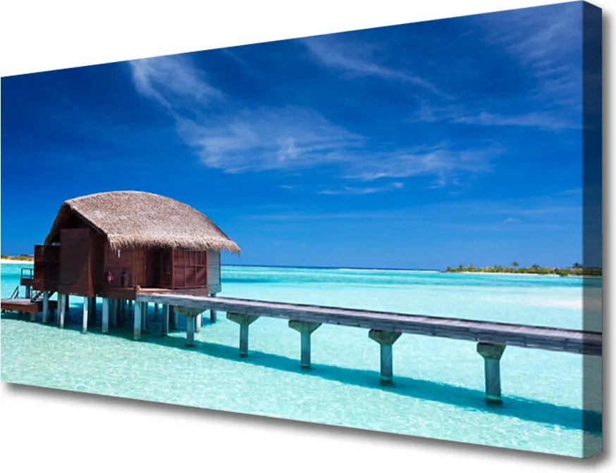 Obraz na płótnie Nadmorska Rezydencja na Brzegu