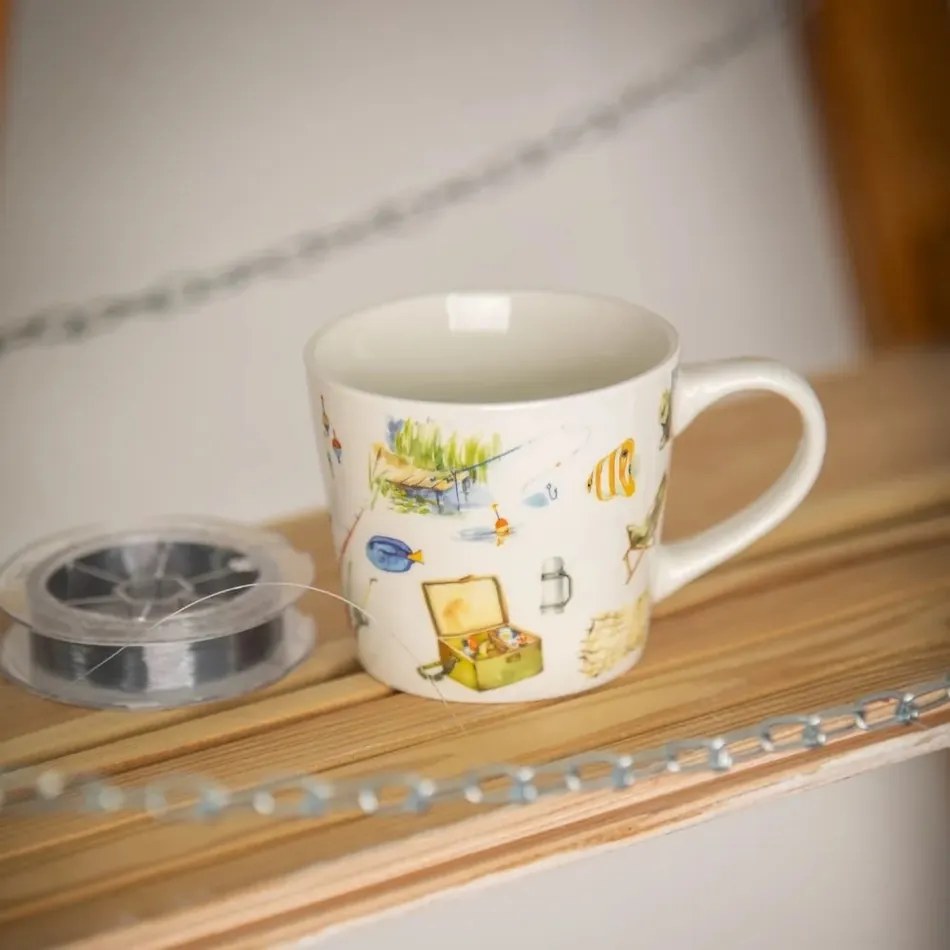 Altom Kubek porcelanowy Rybak, 400 ml