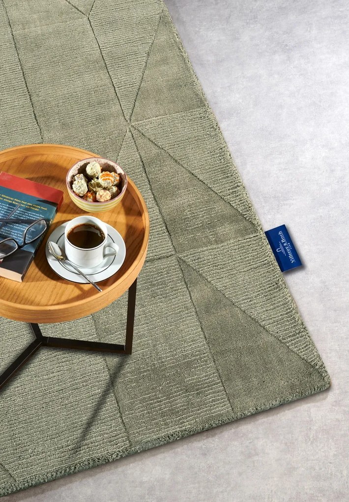 Dywan wełniany Villeroy & Boch Ursule zielony 80 cm x 250 cm