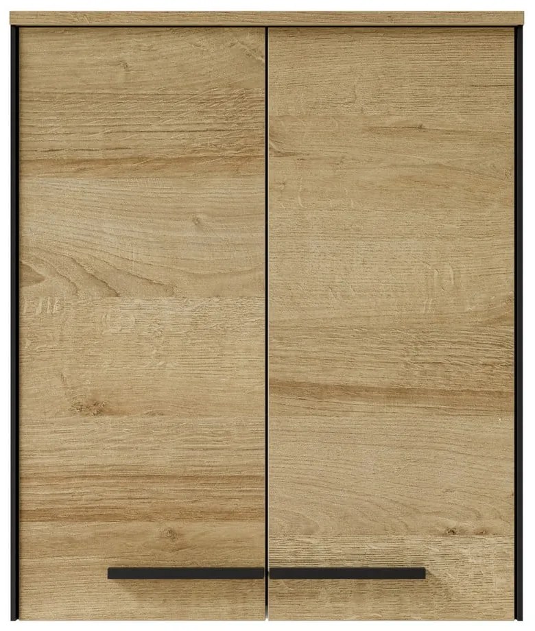 Wisząca szafka łazienkowa w dekorze dębu w naturalnym kolorze 72x60 cm Quickset 395 – Pelipal