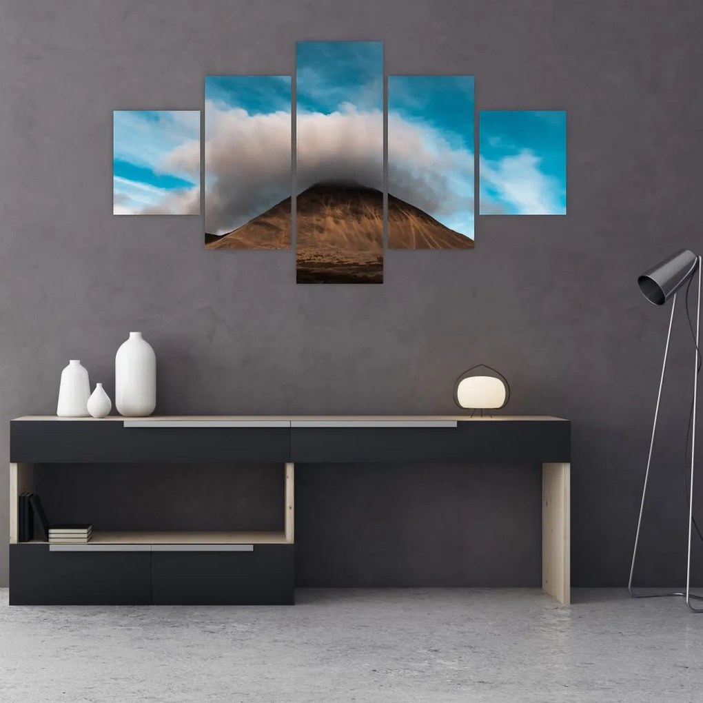 Obraz - Chmura nad szczytem (125x70 cm)