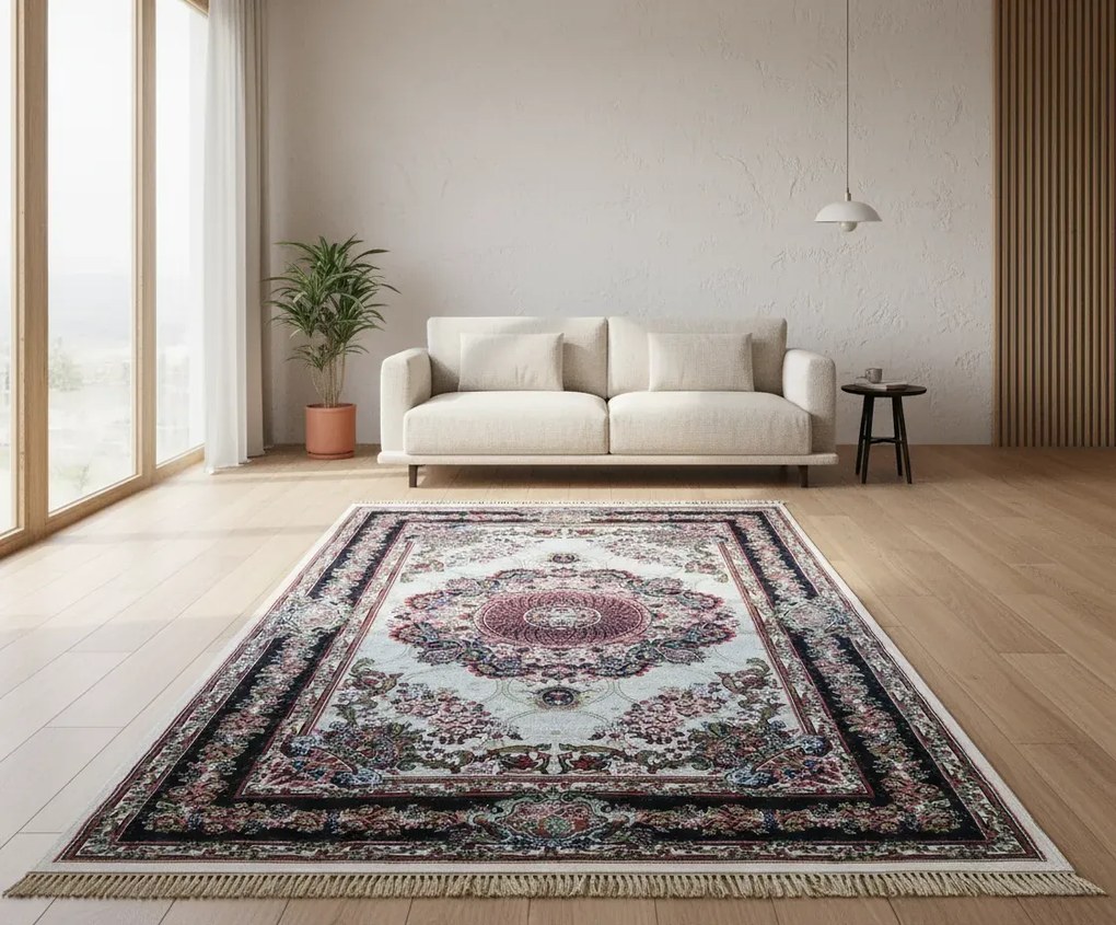 Klasyczny dywan z frędzlami E8-Z10