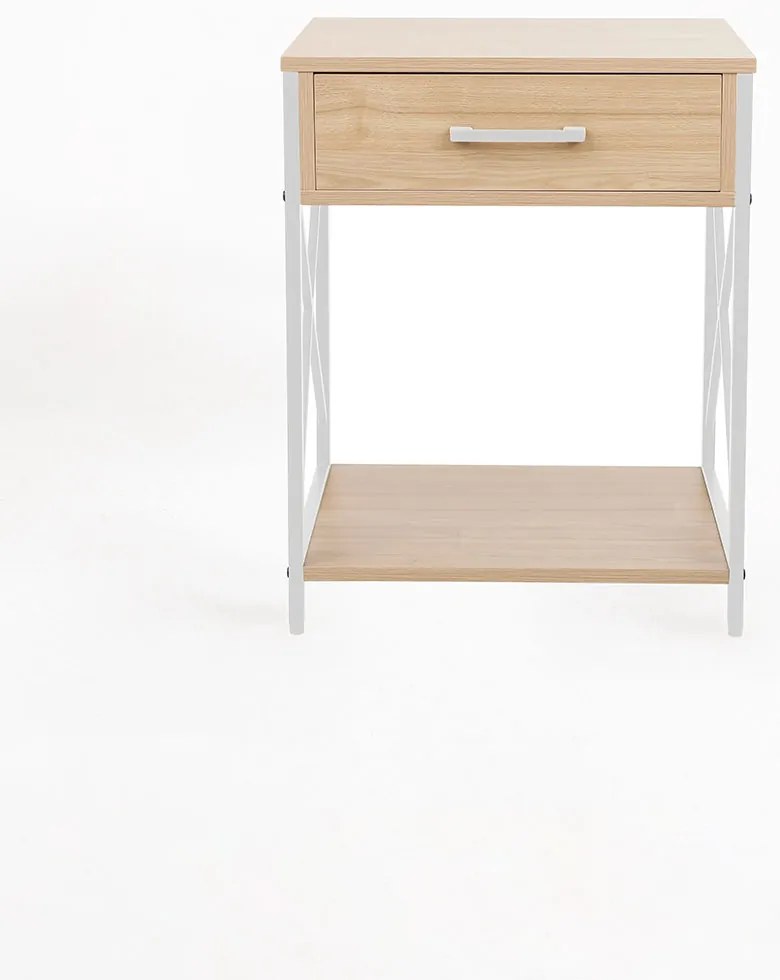 Stolik nocny Lesly z szuflad