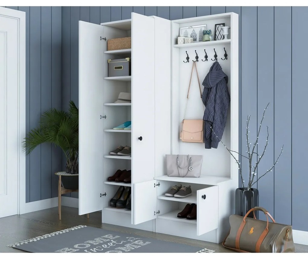 Zestaw do przedpokoju Mia White