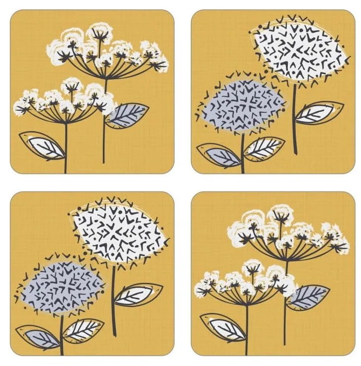 Zestaw mat stołowych i podkładek 8 szt. Retro Meadow – Cooksmart ®