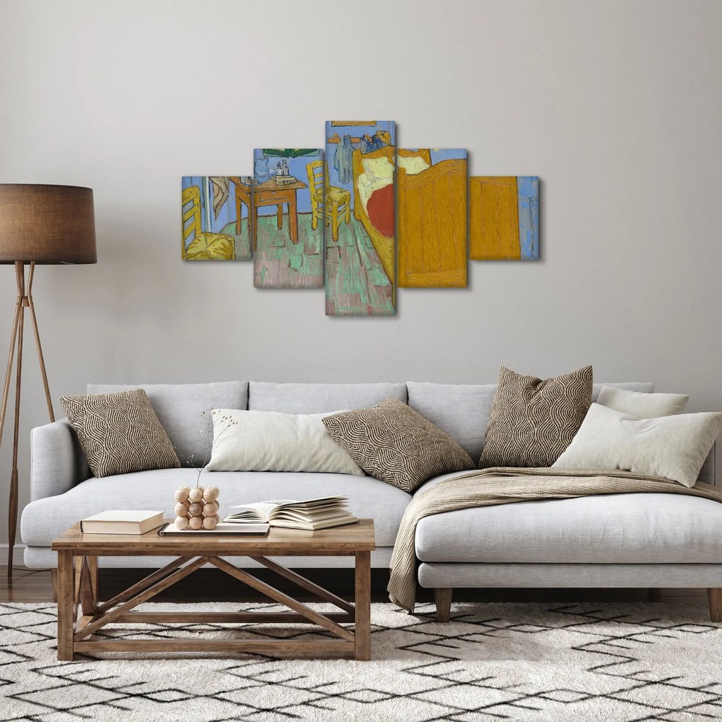 Obraz - Vincent van Gogh, The Bedroom, reprodukcje (125x70 cm)