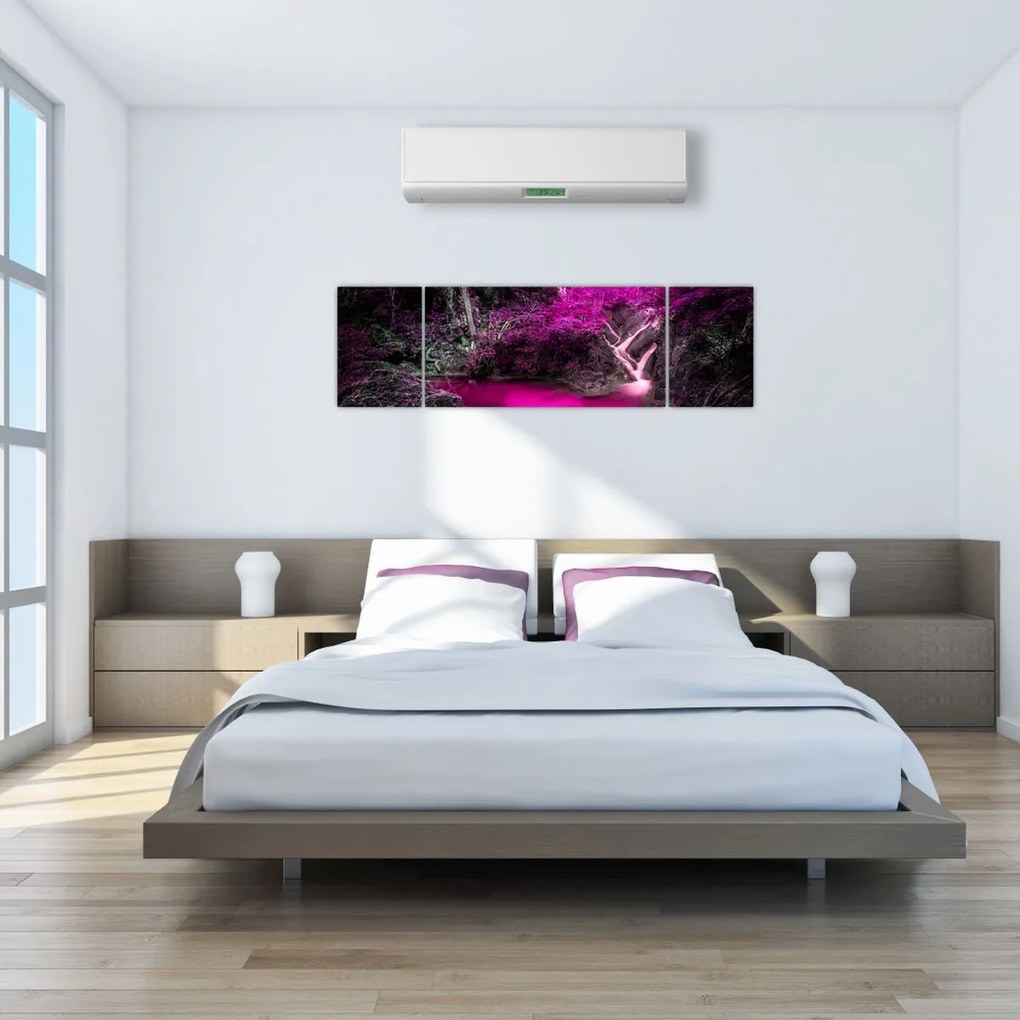 Obraz - Różowy las (170x50 cm)