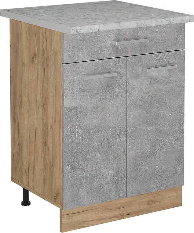 Szafka dolna do kuchni beton 60x60x81.6 r-line