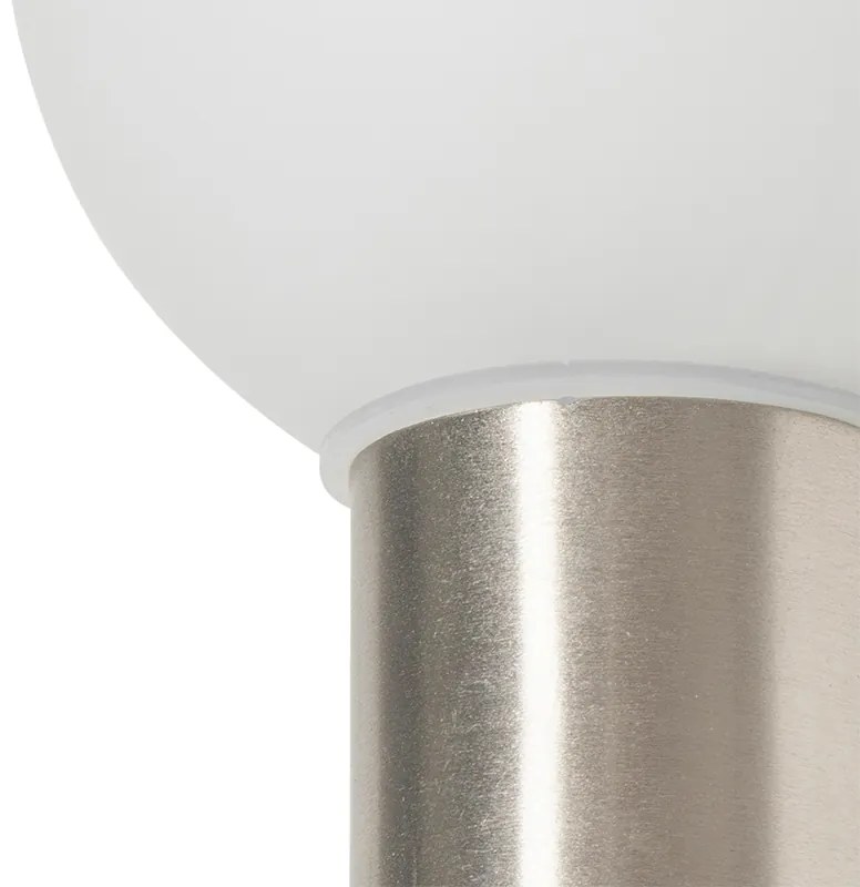 Zewnetrzna Nowoczesna lampa ścienna stalowa IP44 - Cederic Up Nowoczesny Oswietlenie zewnetrzne