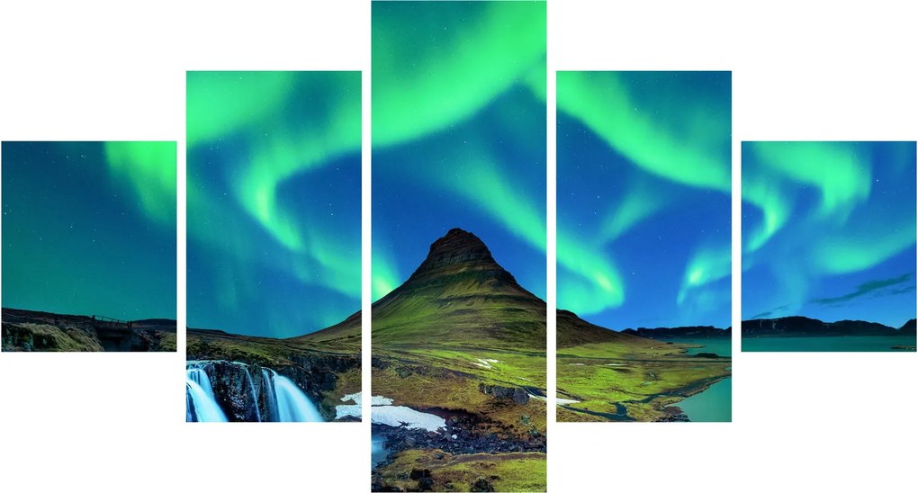 Obraz - Kirkjufell, Islandia (125x70 cm)